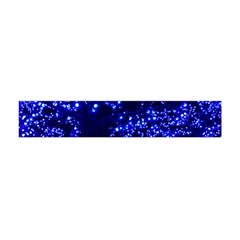 Lights Blue Tree Night Glow Flano Scarf (mini) by Celenk