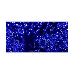 Lights Blue Tree Night Glow Yoga Headband by Celenk