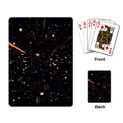 Star Sky Graphic Night Background Playing Card by Celenk