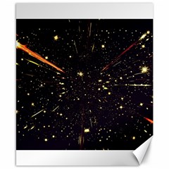 Star Sky Graphic Night Background Canvas 8  X 10  by Celenk