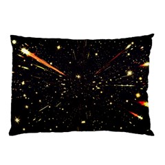 Star Sky Graphic Night Background Pillow Case by Celenk