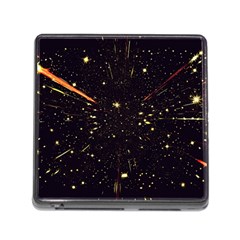 Star Sky Graphic Night Background Memory Card Reader (square) by Celenk