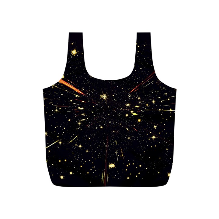 Star Sky Graphic Night Background Full Print Recycle Bags (S) 