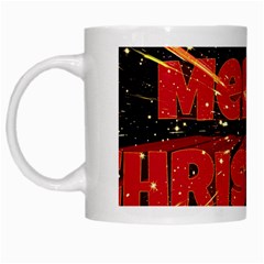 Star Sky Graphic Night Background White Mugs