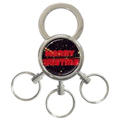 Star Sky Graphic Night Background 3-ring Key Chains by Celenk