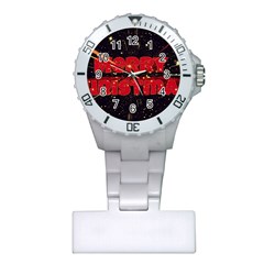 Star Sky Graphic Night Background Plastic Nurses Watch