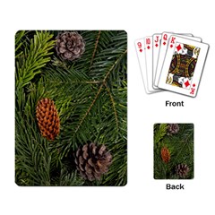 Branch Christmas Cone Evergreen Playing Card by Celenk