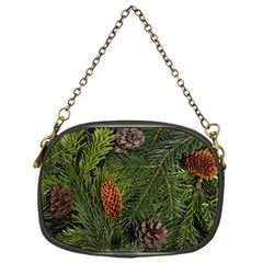 Branch Christmas Cone Evergreen Chain Purses (one Side)  by Celenk