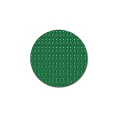 Christmas Tree Pattern Design Golf Ball Marker by Celenk