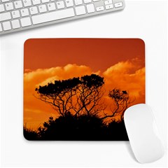 Trees Branches Sunset Sky Clouds Large Mousepads by Celenk