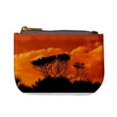 Trees Branches Sunset Sky Clouds Mini Coin Purses by Celenk