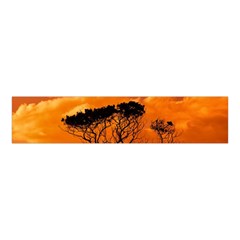 Trees Branches Sunset Sky Clouds Velvet Scrunchie