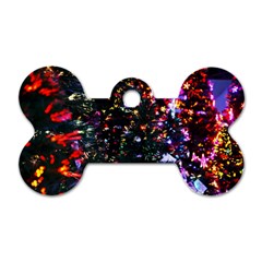 Abstract Background Celebration Dog Tag Bone (two Sides) by Celenk