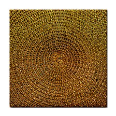 Background Gold Pattern Structure Tile Coasters by Celenk