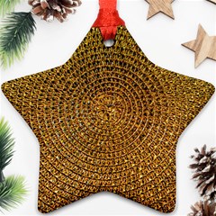 Background Gold Pattern Structure Ornament (star) by Celenk