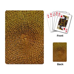 Background Gold Pattern Structure Playing Card by Celenk