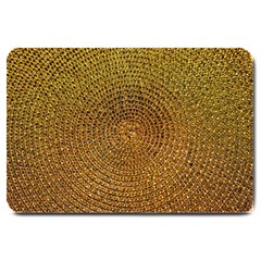 Background Gold Pattern Structure Large Doormat  by Celenk