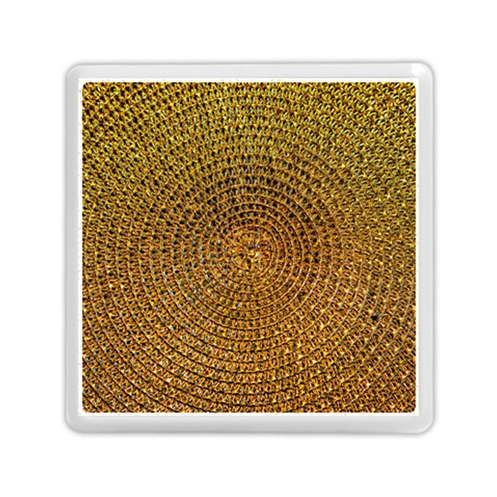 Background Gold Pattern Structure Memory Card Reader (Square) 