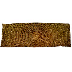 Background Gold Pattern Structure Body Pillow Case Dakimakura (two Sides) by Celenk