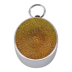 Background Gold Pattern Structure Mini Silver Compasses by Celenk