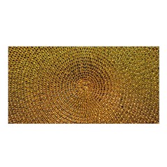 Background Gold Pattern Structure Satin Shawl by Celenk