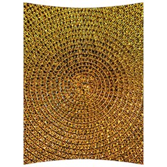 Background Gold Pattern Structure Back Support Cushion