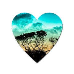 Trees Branches Branch Nature Heart Magnet by Celenk