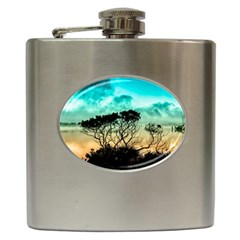 Trees Branches Branch Nature Hip Flask (6 Oz) by Celenk