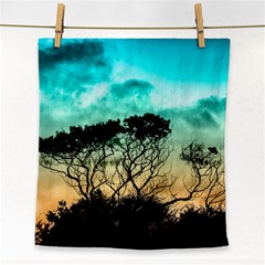 Trees Branches Branch Nature Face Towel by Celenk