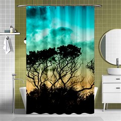 Trees Branches Branch Nature Shower Curtain 48  X 72  (small)  by Celenk