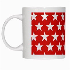 Star Christmas Advent Structure White Mugs by Celenk