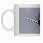 P-51 Mustang flying White Mugs Left