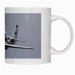 P-51 Mustang flying White Mugs Right