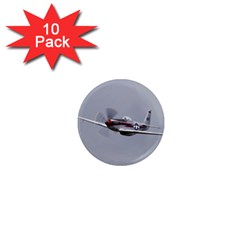 P-51 Mustang Flying 1  Mini Magnet (10 Pack)  by Ucco