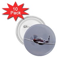 P-51 Mustang Flying 1 75  Buttons (10 Pack) by Ucco