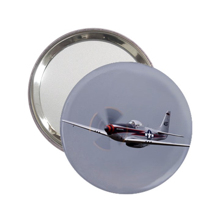 P-51 Mustang flying 2.25  Handbag Mirrors