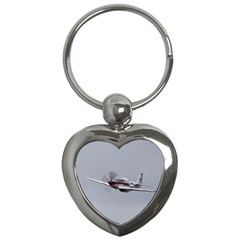 P-51 Mustang Flying Key Chains (heart)  by Ucco