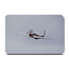 P-51 Mustang Flying Small Doormat  by Ucco