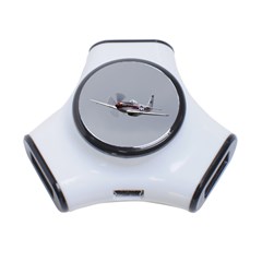 P-51 Mustang Flying 3-port Usb Hub by Ucco