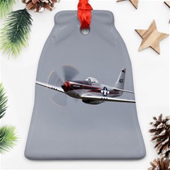 P-51 Mustang Flying Bell Ornament (two Sides) by Ucco