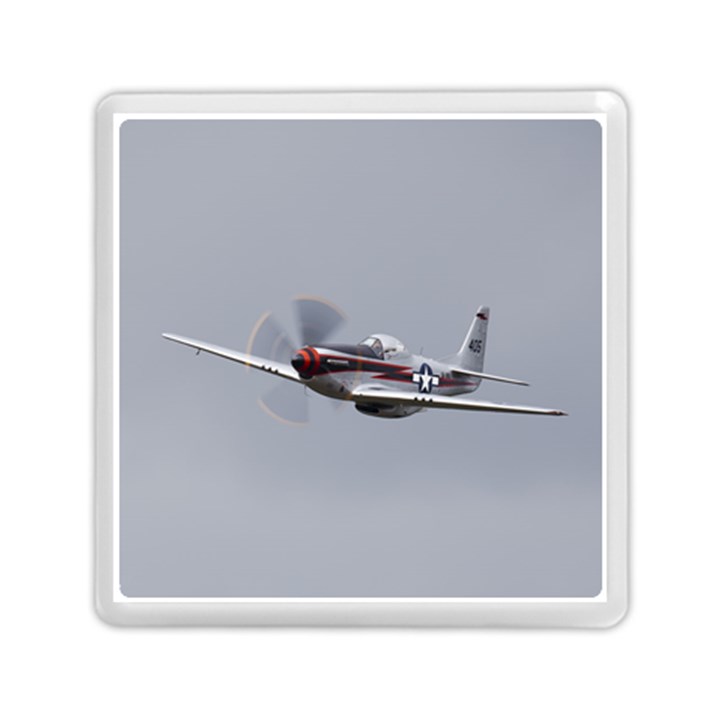 P-51 Mustang flying Memory Card Reader (Square) 