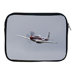 P-51 Mustang Flying Apple Ipad 2/3/4 Zipper Cases by Ucco