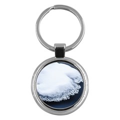 Ice, Snow And Moving Water Key Chains (round)  by Ucco