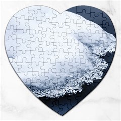 Ice, Snow And Moving Water Jigsaw Puzzle (heart)