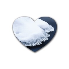 Ice, Snow And Moving Water Heart Coaster (4 Pack) 