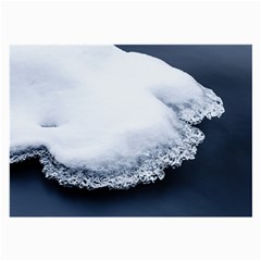 Ice, Snow And Moving Water Large Glasses Cloth by Ucco