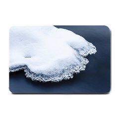 Ice, Snow And Moving Water Small Doormat  by Ucco