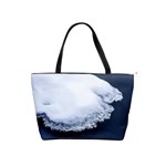 Ice, Snow And Moving Water Shoulder Handbags Front