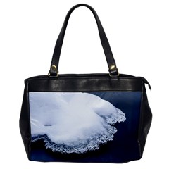 Ice, Snow And Moving Water Office Handbags by Ucco