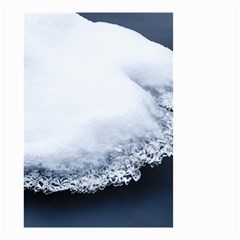 Ice, Snow And Moving Water Small Garden Flag (two Sides) by Ucco